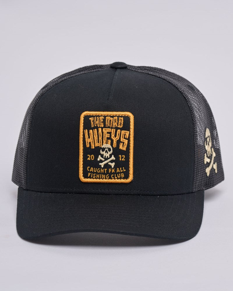Mad Hueys Caught FK Skull Twill Trucker