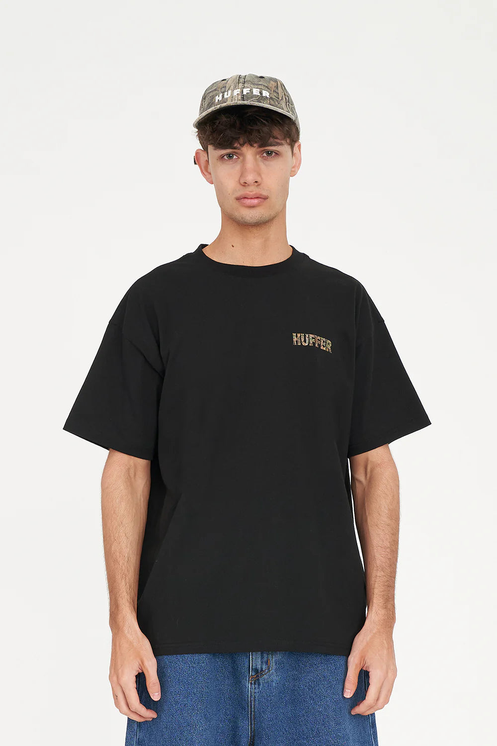 Huffer Block Tee Woody