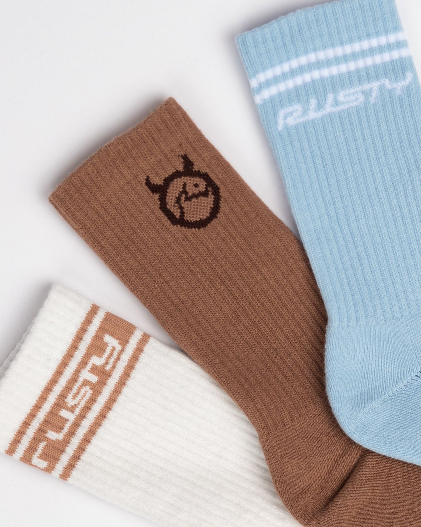 Rusty Shake Up Crew 3-Sock Pack