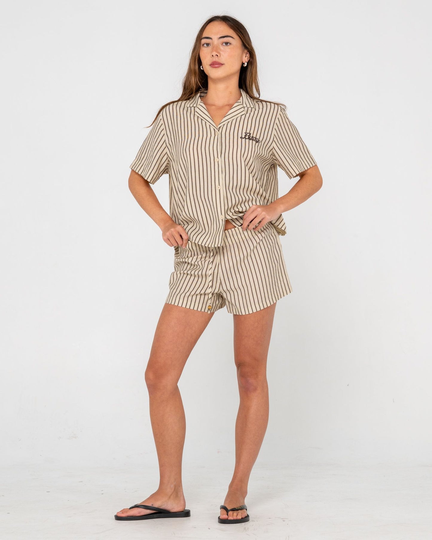 Rusty Sandy Stripe Short