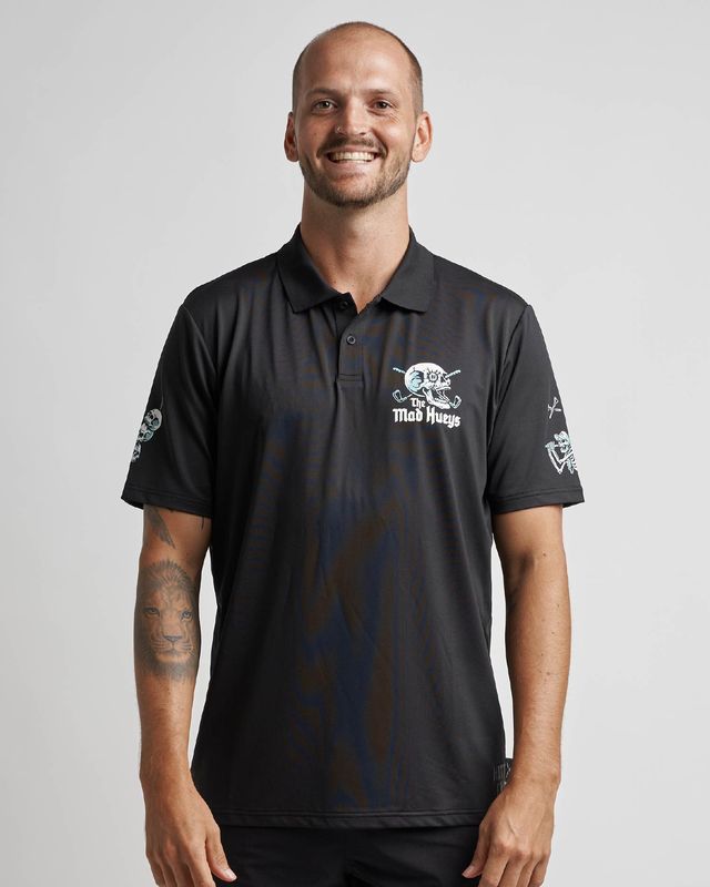 Mad Hueys Hittin Fk All/SS Golf Polo