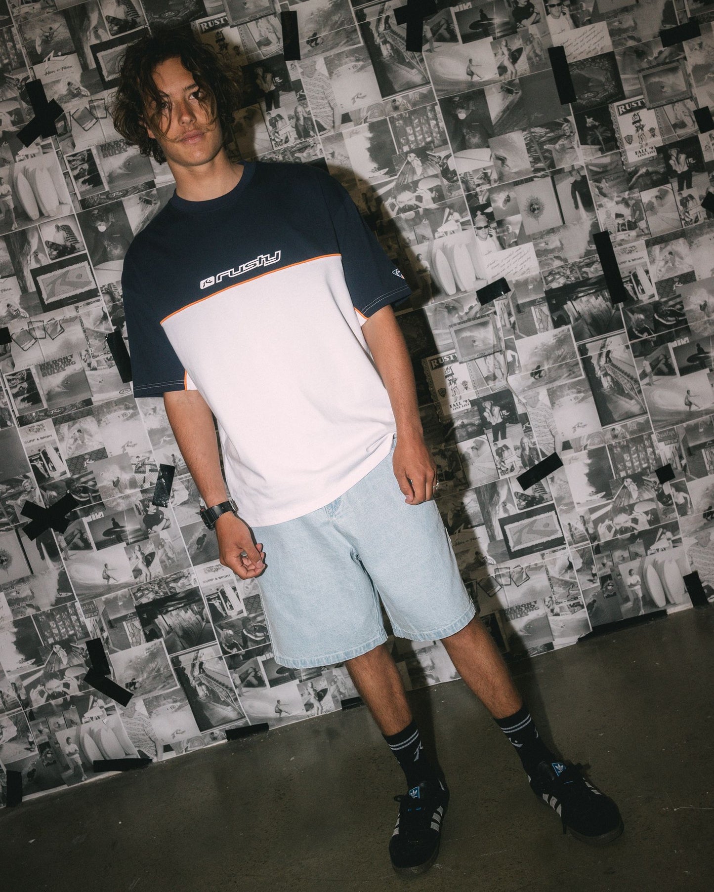 Rusty Flip Daddy 2.0 Jort - Sky Blue