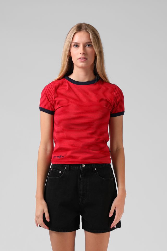 Rpm Stripe Ringer Tee