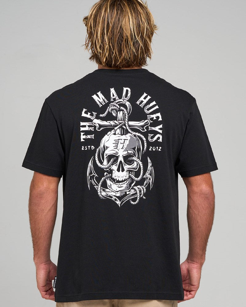 The Mad Hueys Rope Skull Anchor SS Tee