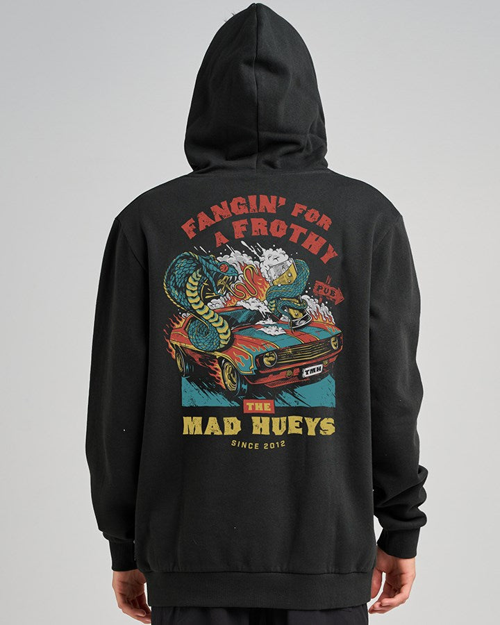 The Mad Hueys Frothy Fanging Hooded Pullover