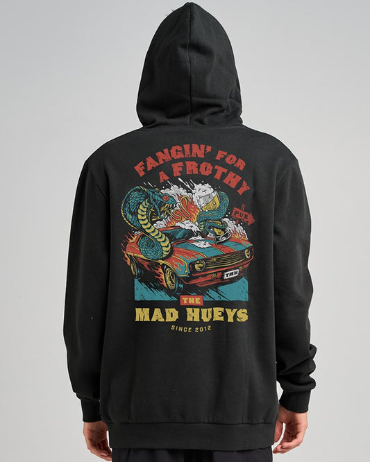 The Mad Hueys Frothy Fanging Hooded Pullover
