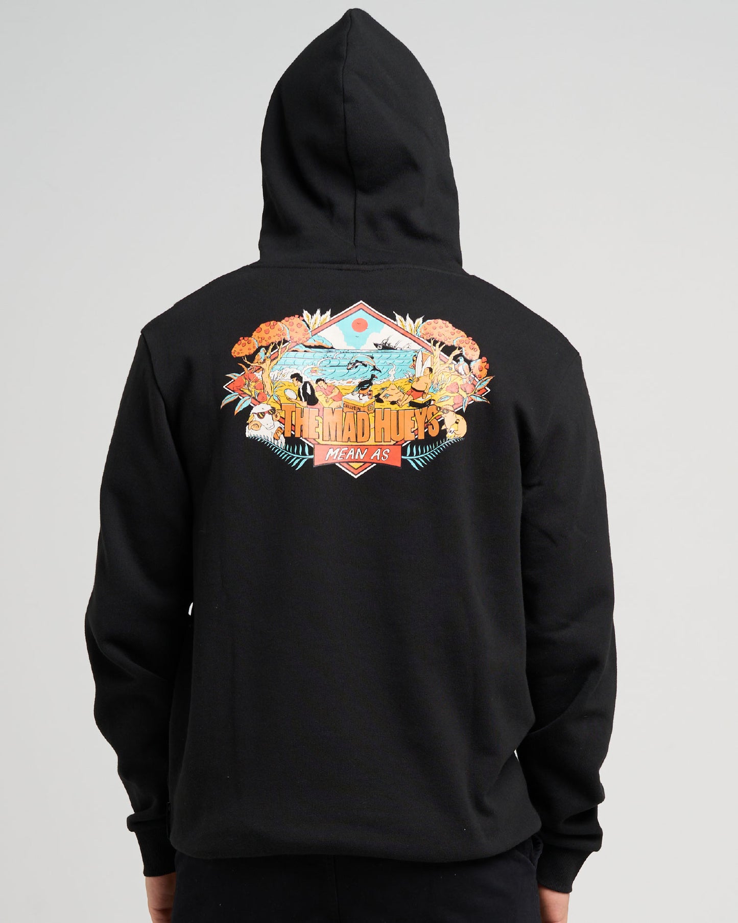 The Mad Hueys Mean As NZ Hooded Pullover