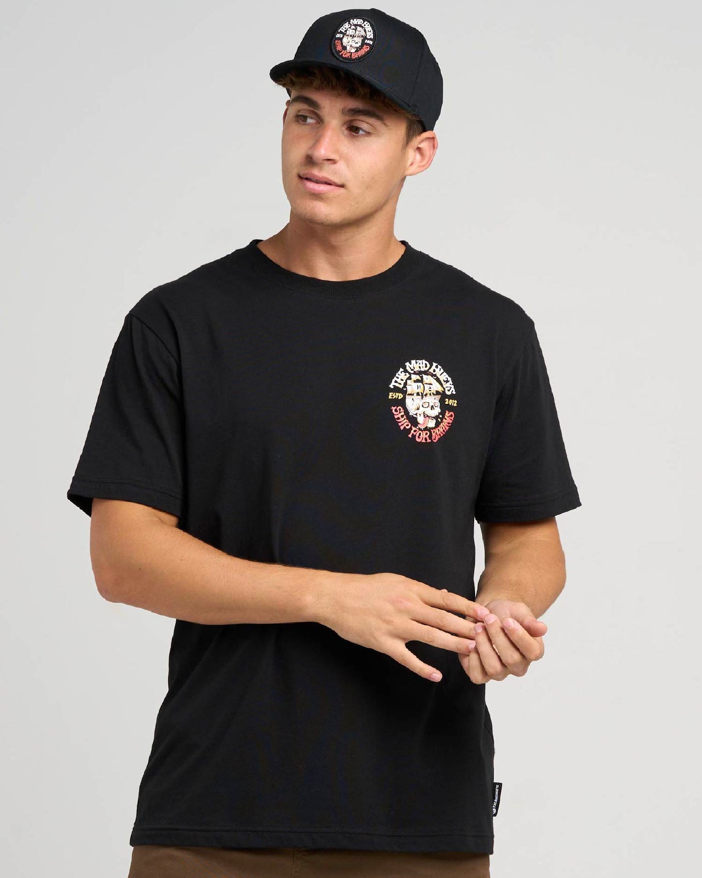 The Mad Hueys Ship For Brains SS Tee