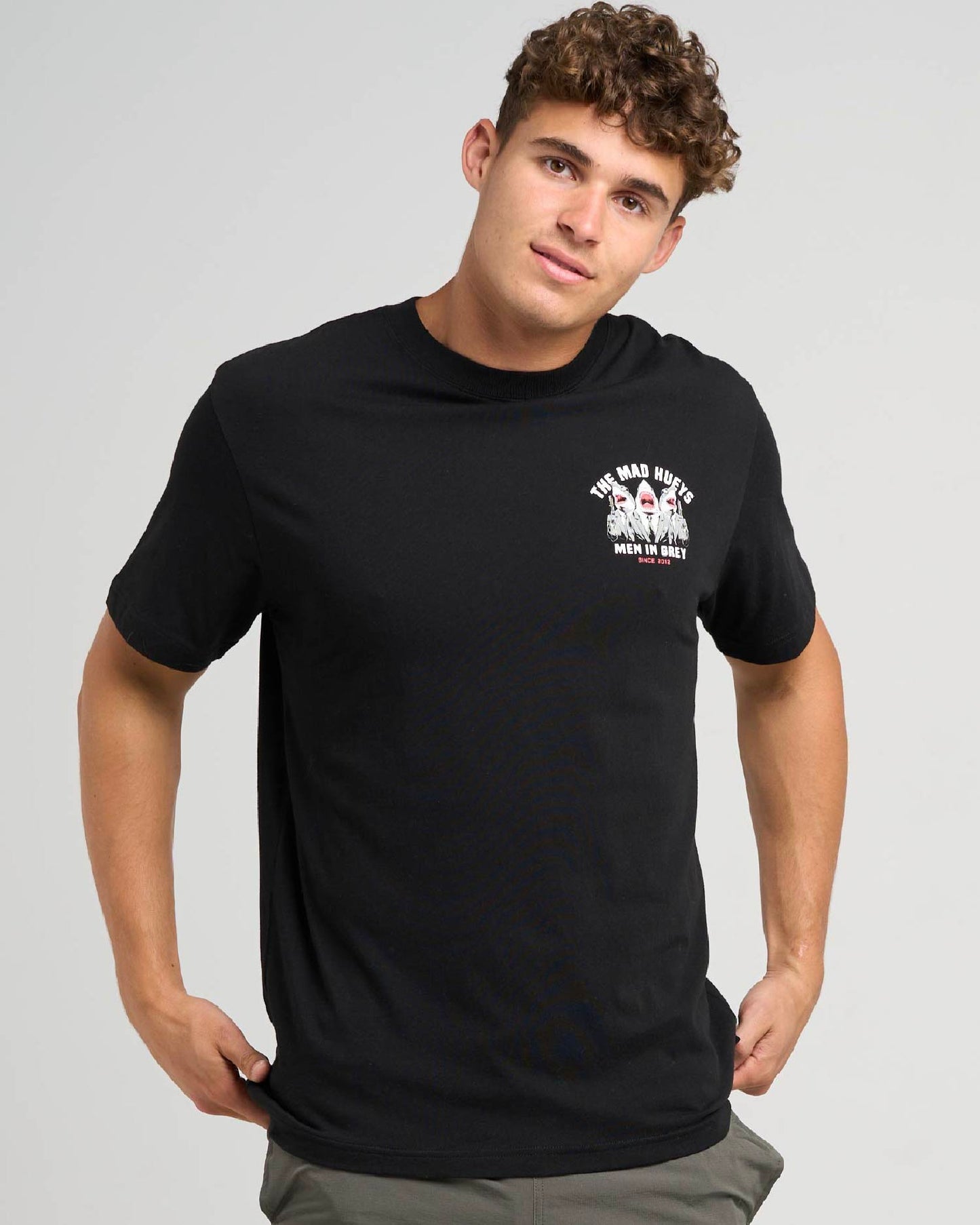 The Mad Hueys Men In Grey SS Tee