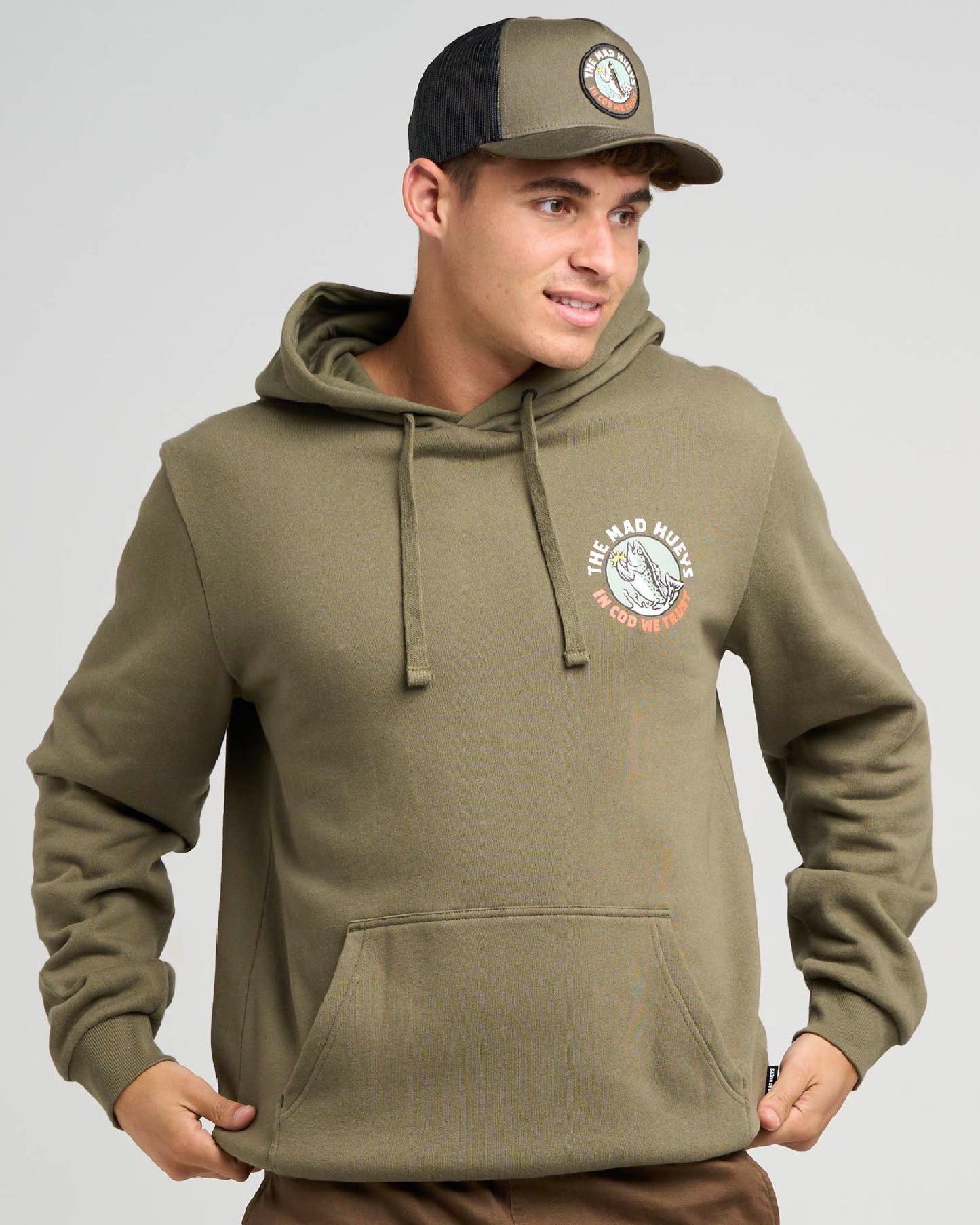 The Mad Hueys Trust Cod Hooded Pullover