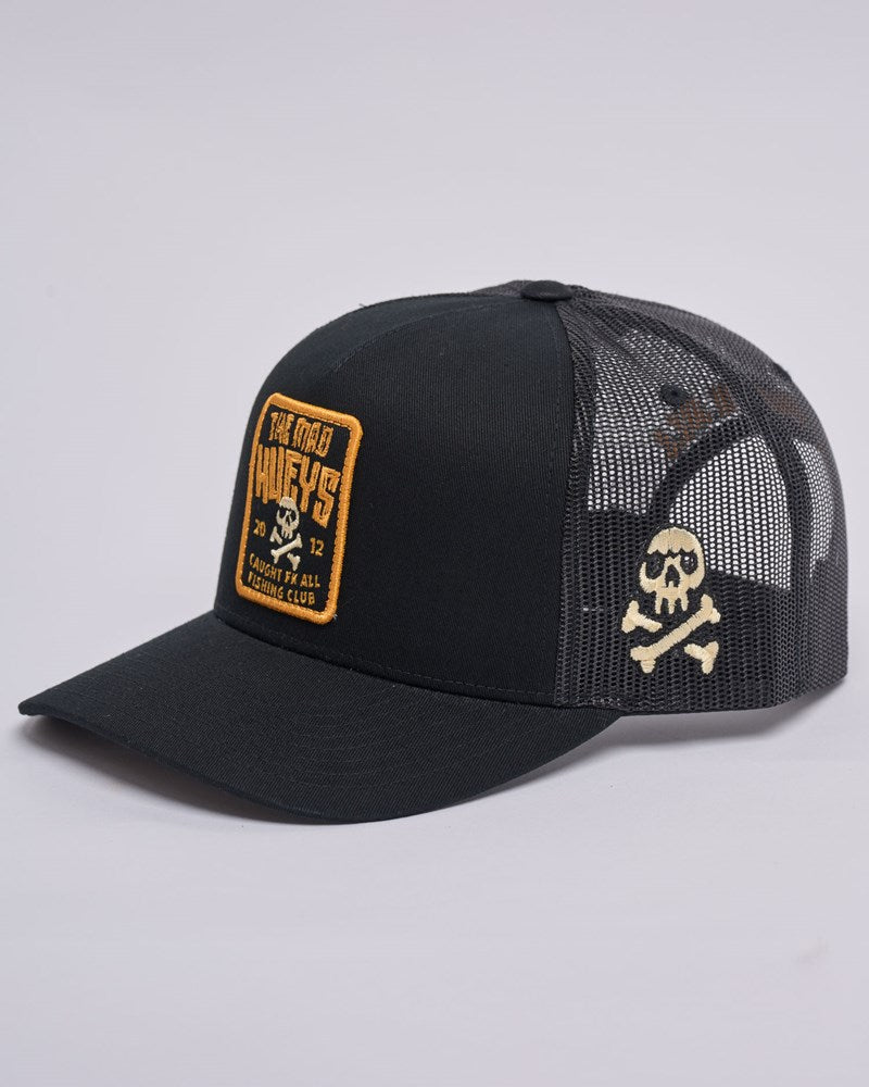 Mad Hueys Caught FK Skull Twill Trucker