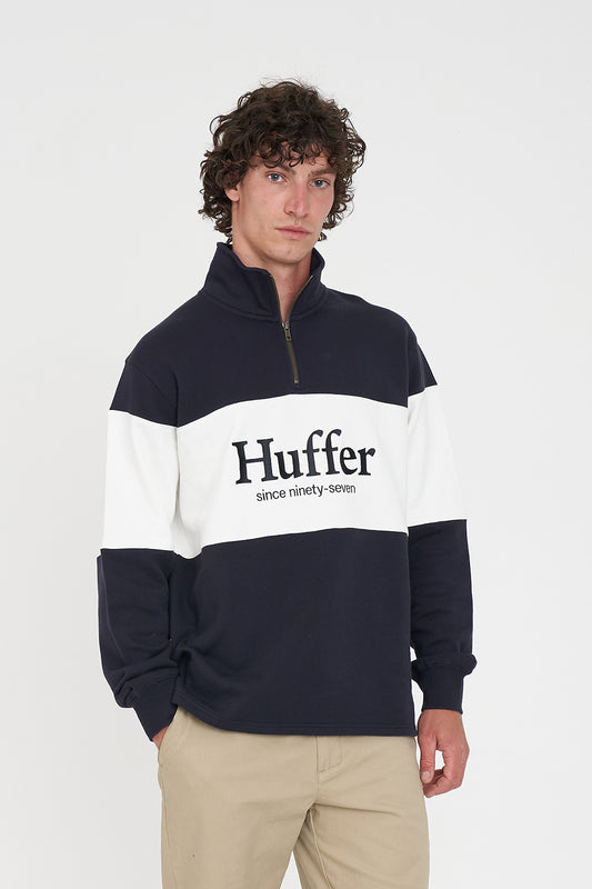 Huffer Classic 1/4 Zip Block Jersey