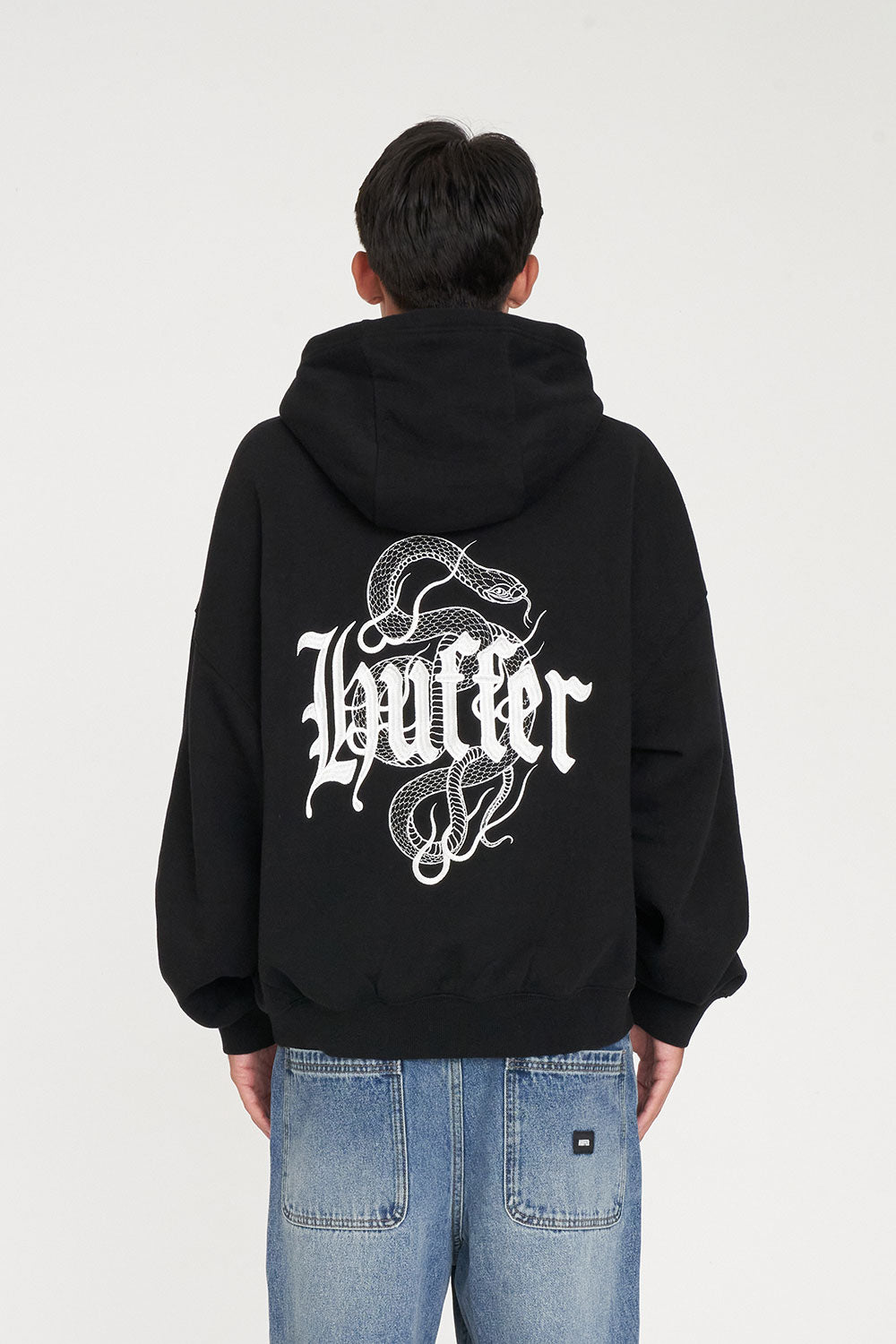 HUFFER SUB CROP HOOD 350/VIPER BLACK