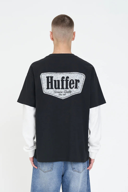 Huffer Layered Block L/S Tee
