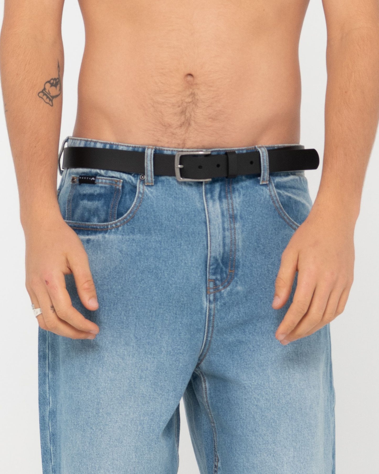 Rusty High River Leather Belt