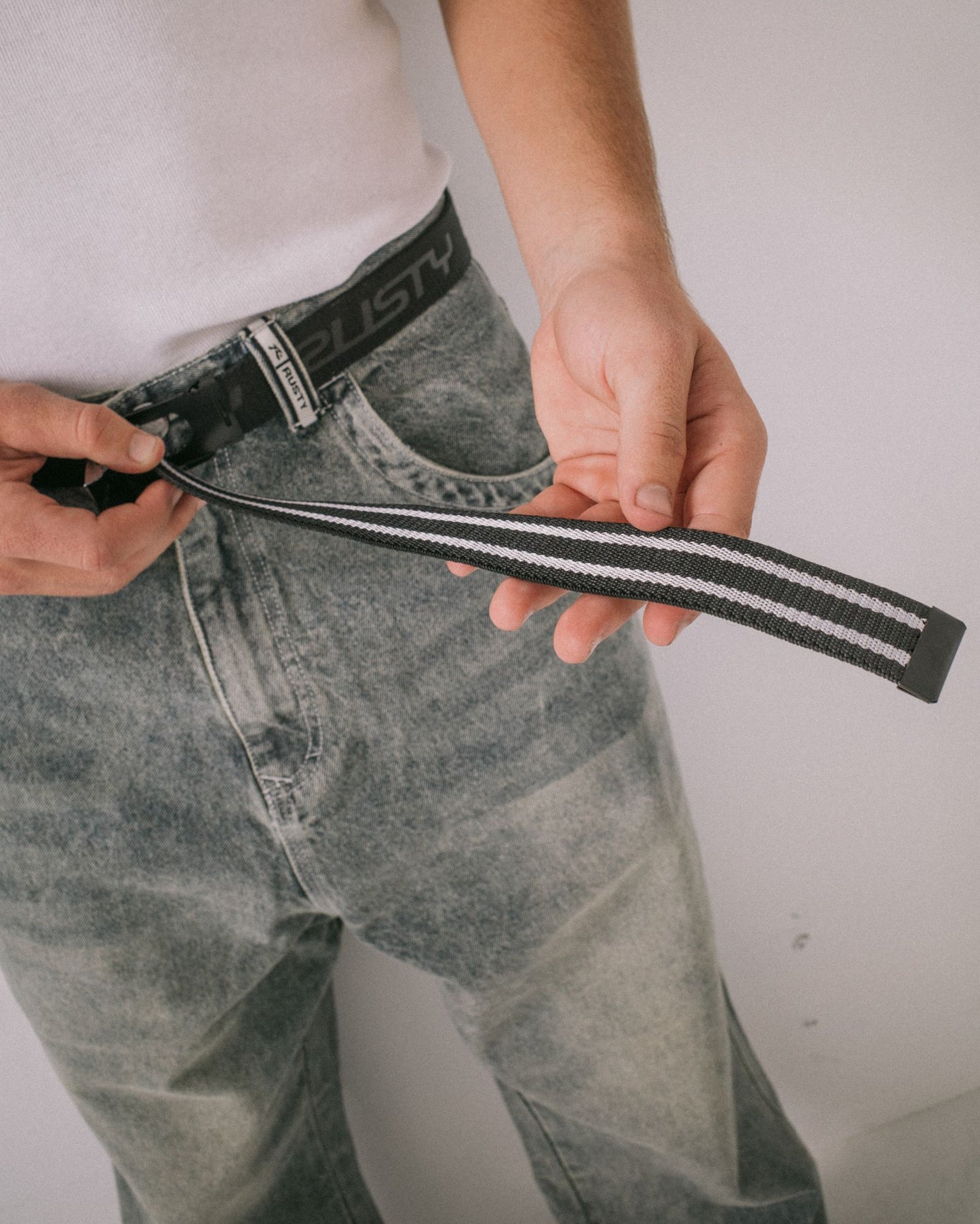 Rusty Flip Daddy Elastic Webbing Belt