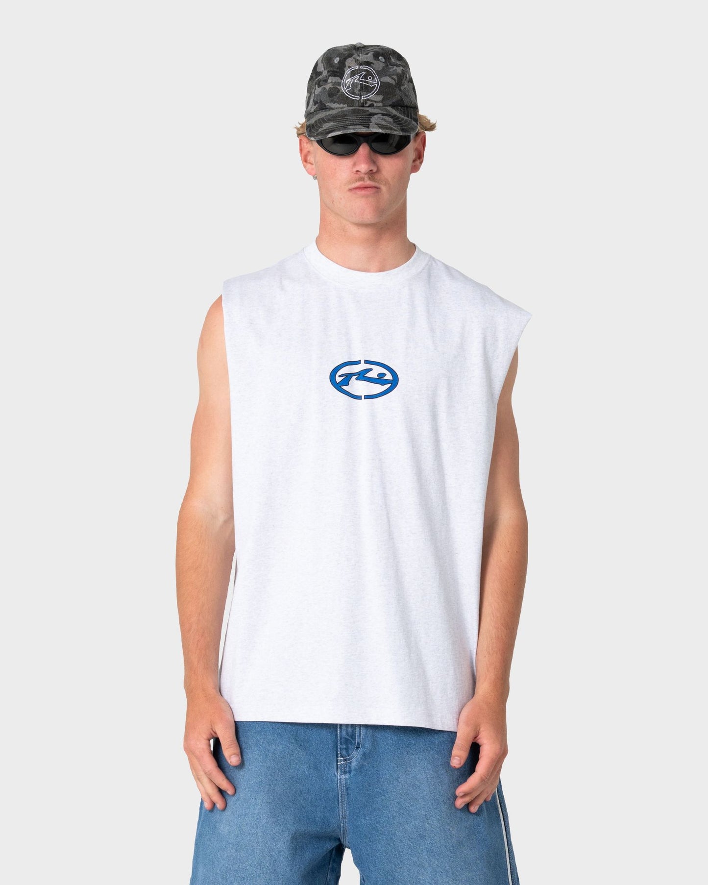 Rusty Turbo Muscle - Navy Blue OR Ecru Marble