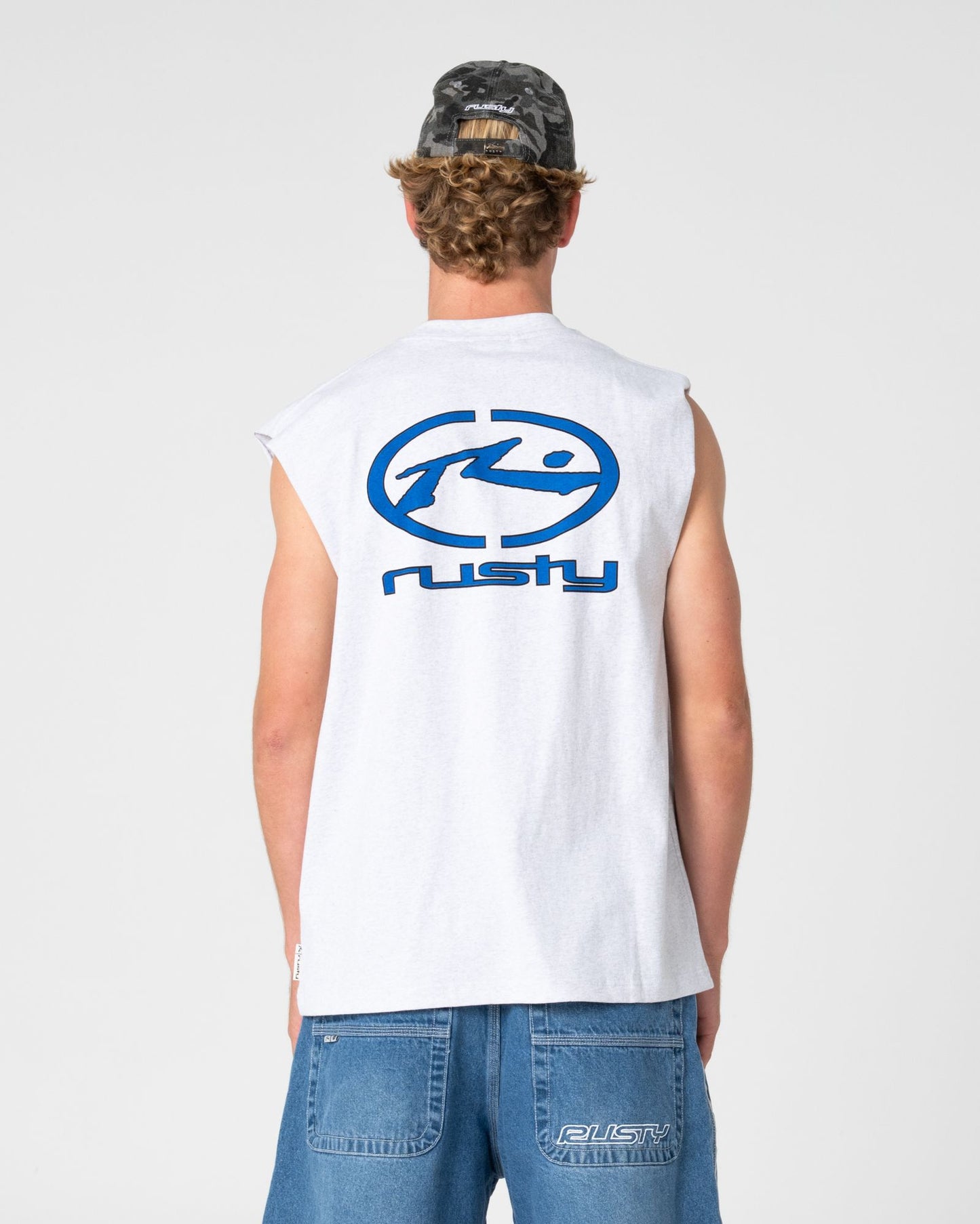 Rusty Turbo Muscle - Navy Blue OR Ecru Marble