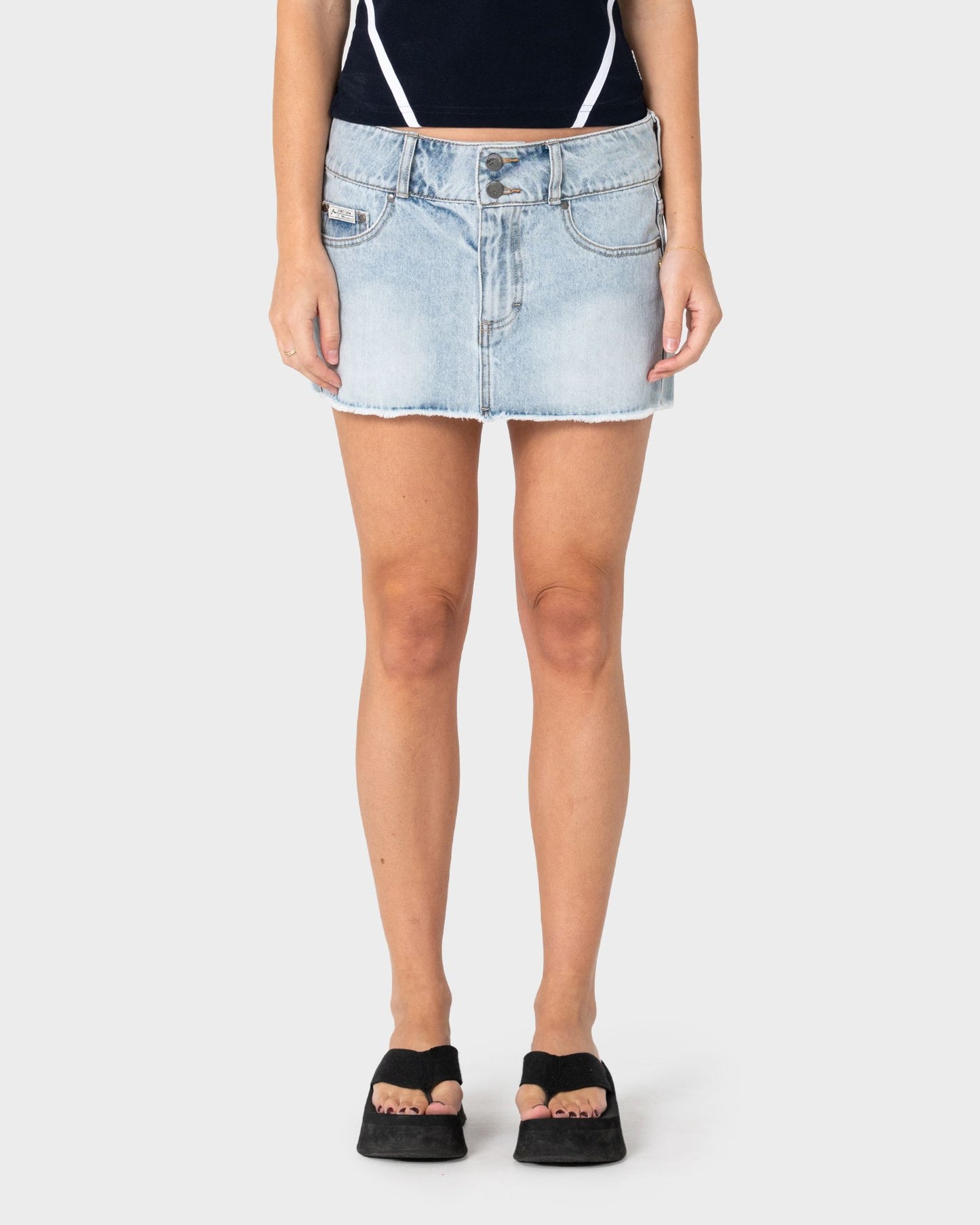 Rusty Chaos Low Rise Micro Mini Skirt