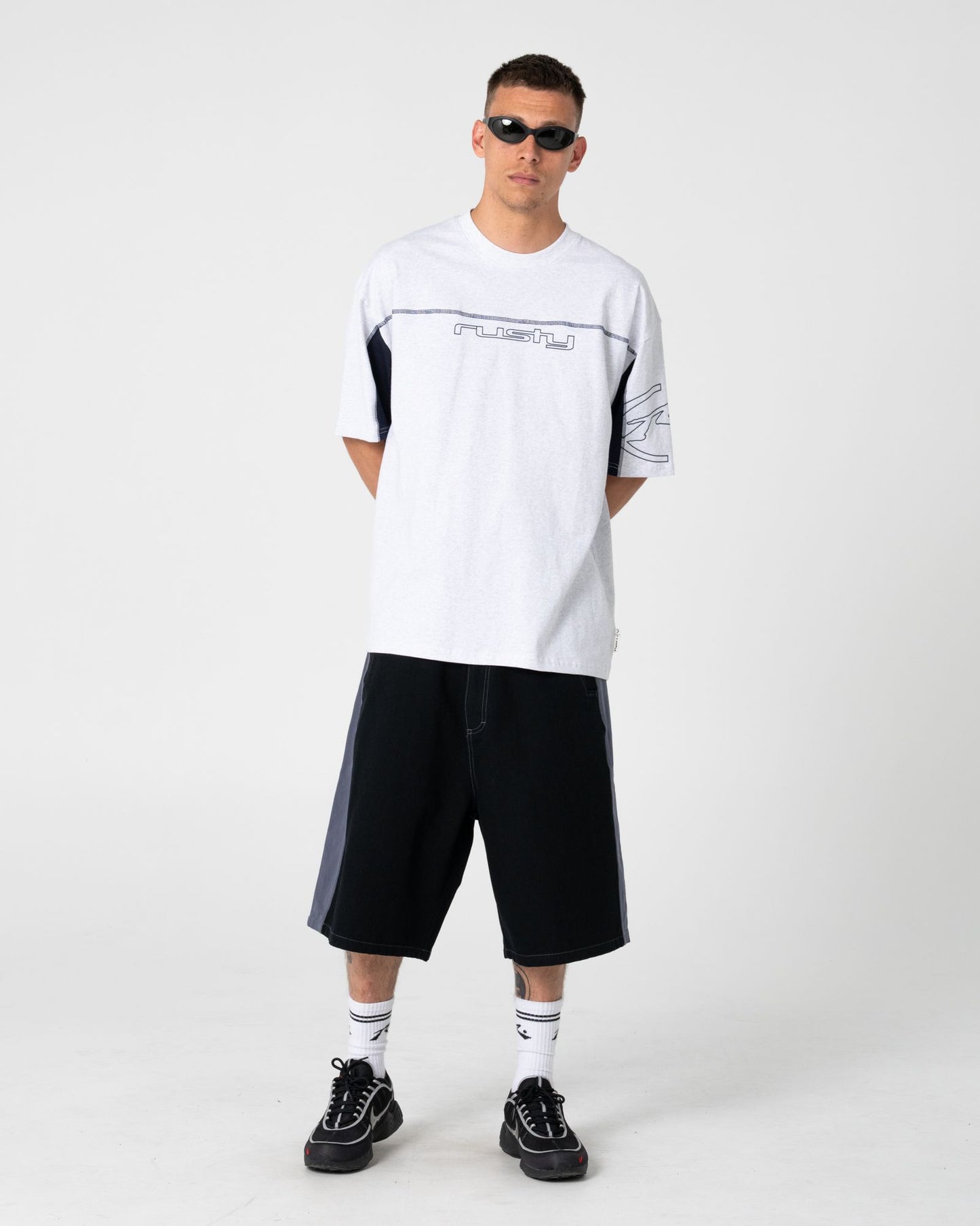 Rusty Cyberwave Short Sleeve Tee