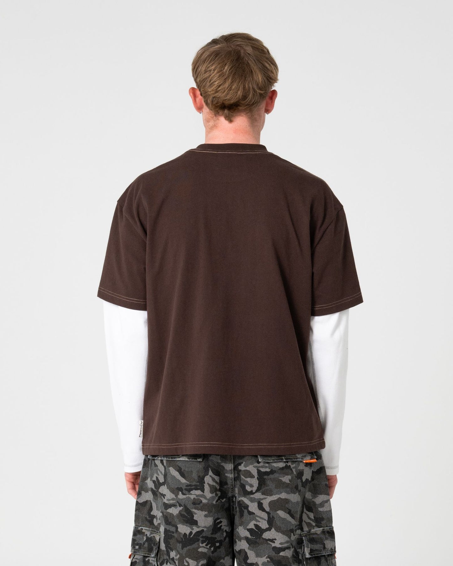 Rusty Morning Glory Short Sleeve Tee - White or Java