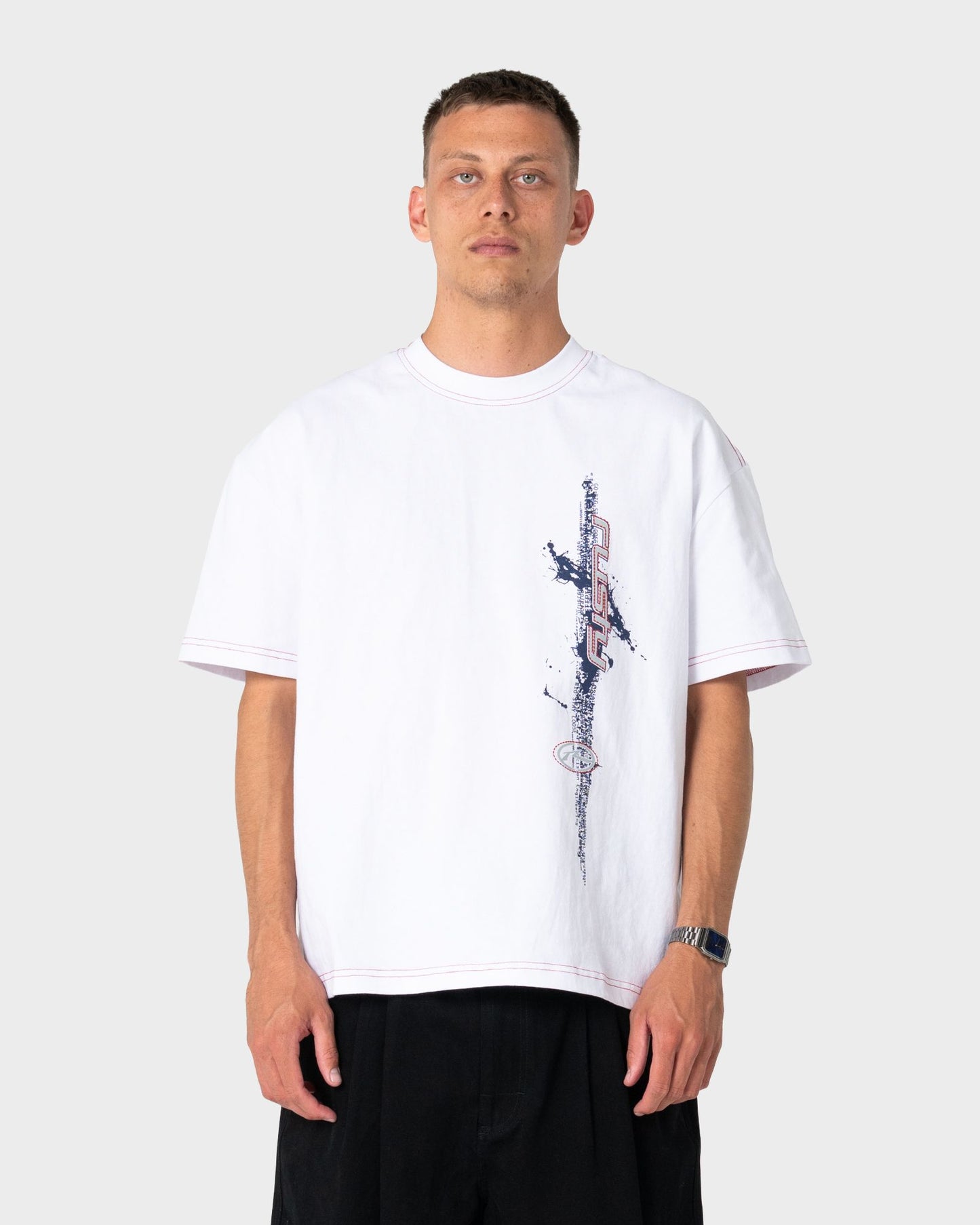 Rusty Morning Glory Short Sleeve Tee - White or Java