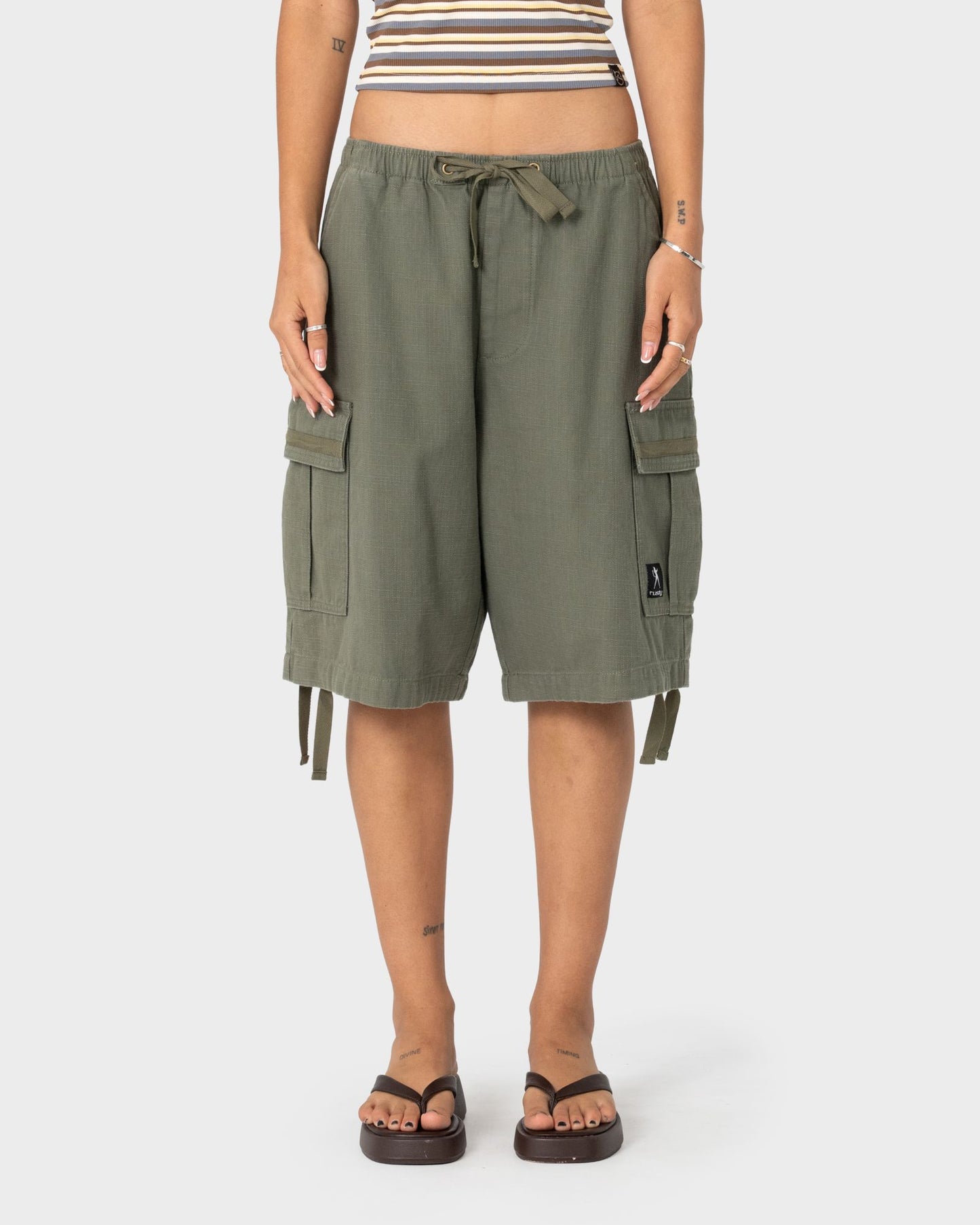 Rusty River Low Rise Baggy Cargo Short