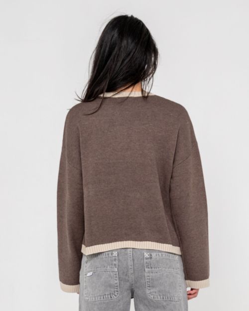 Rusty Rider Relaxed Crew Neck Knit