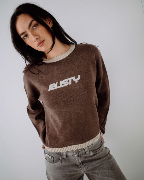Rusty Rider Relaxed Crew Neck Knit