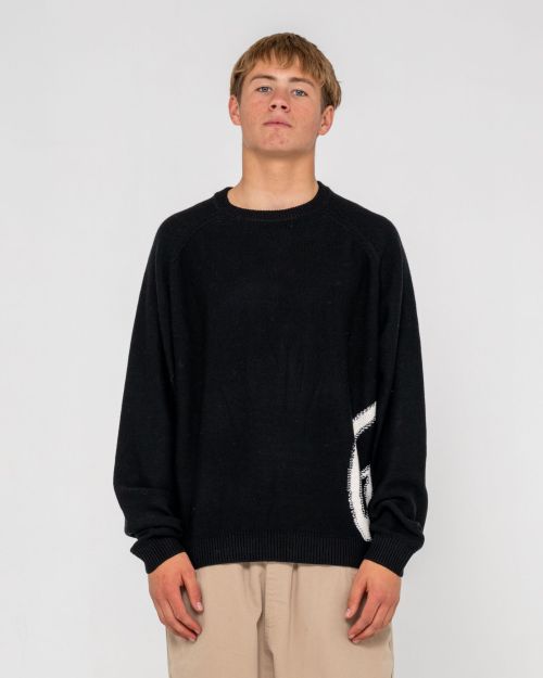 Rusty Verso Knitted Crew