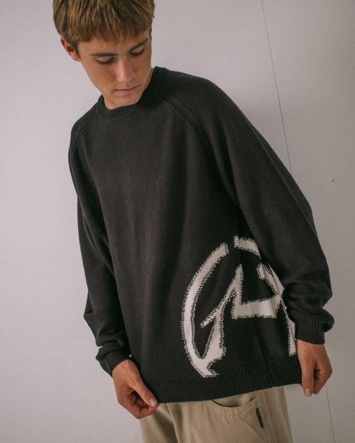 Rusty Verso Knitted Crew