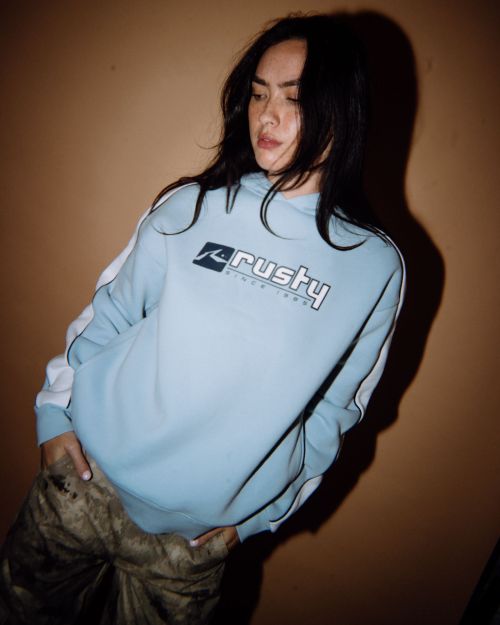 Rusty Hailstone Oversized Hooded Fleece