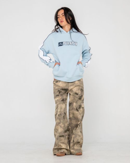 Rusty Hailstone Oversized Hooded Fleece