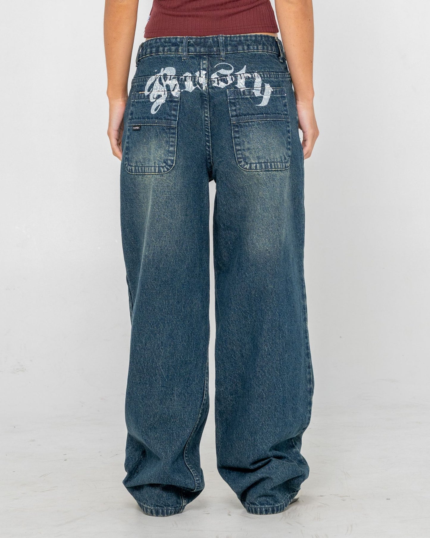 Rusty Roxanne Baggy Low Rise Jean