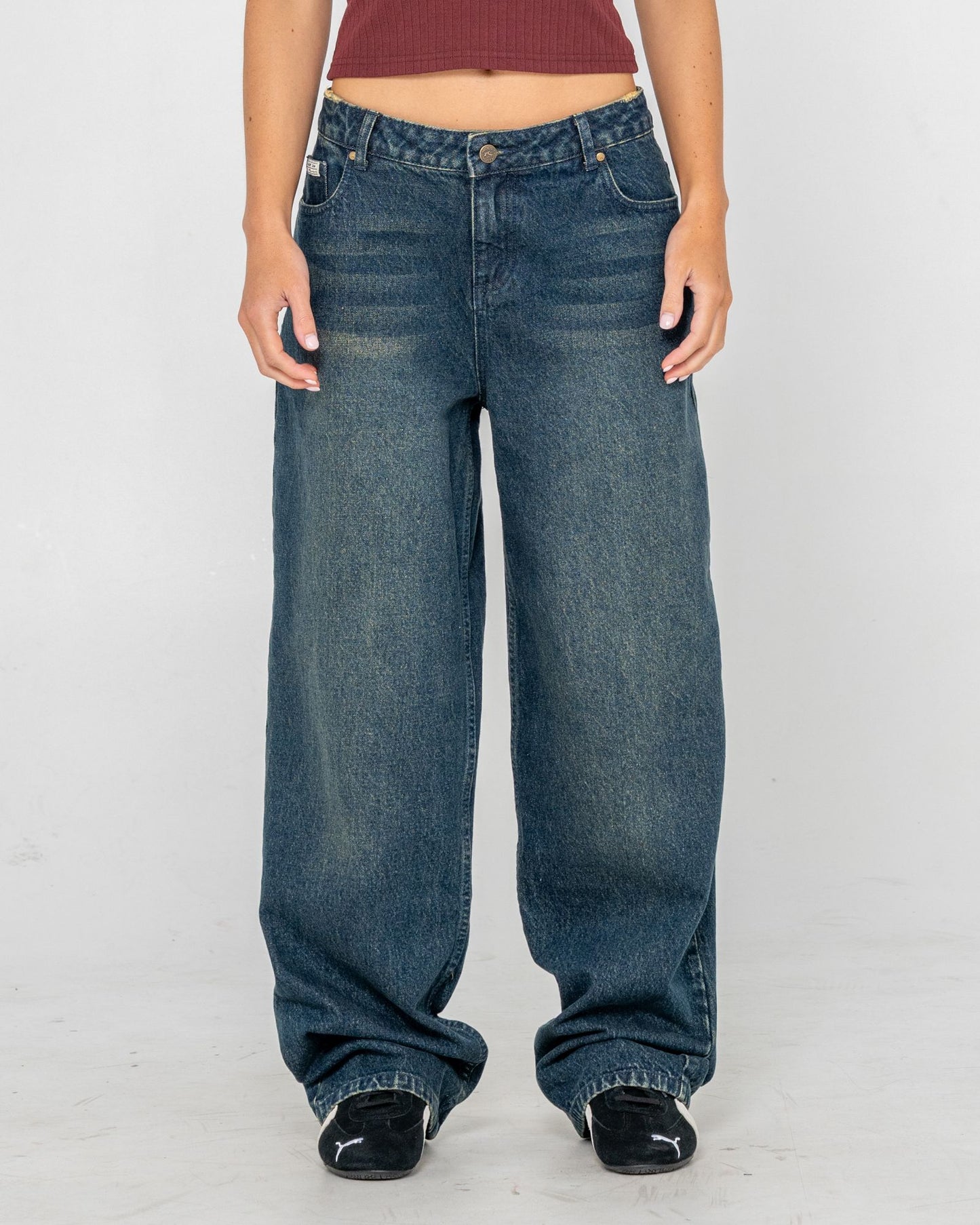 Rusty Roxanne Baggy Low Rise Jean