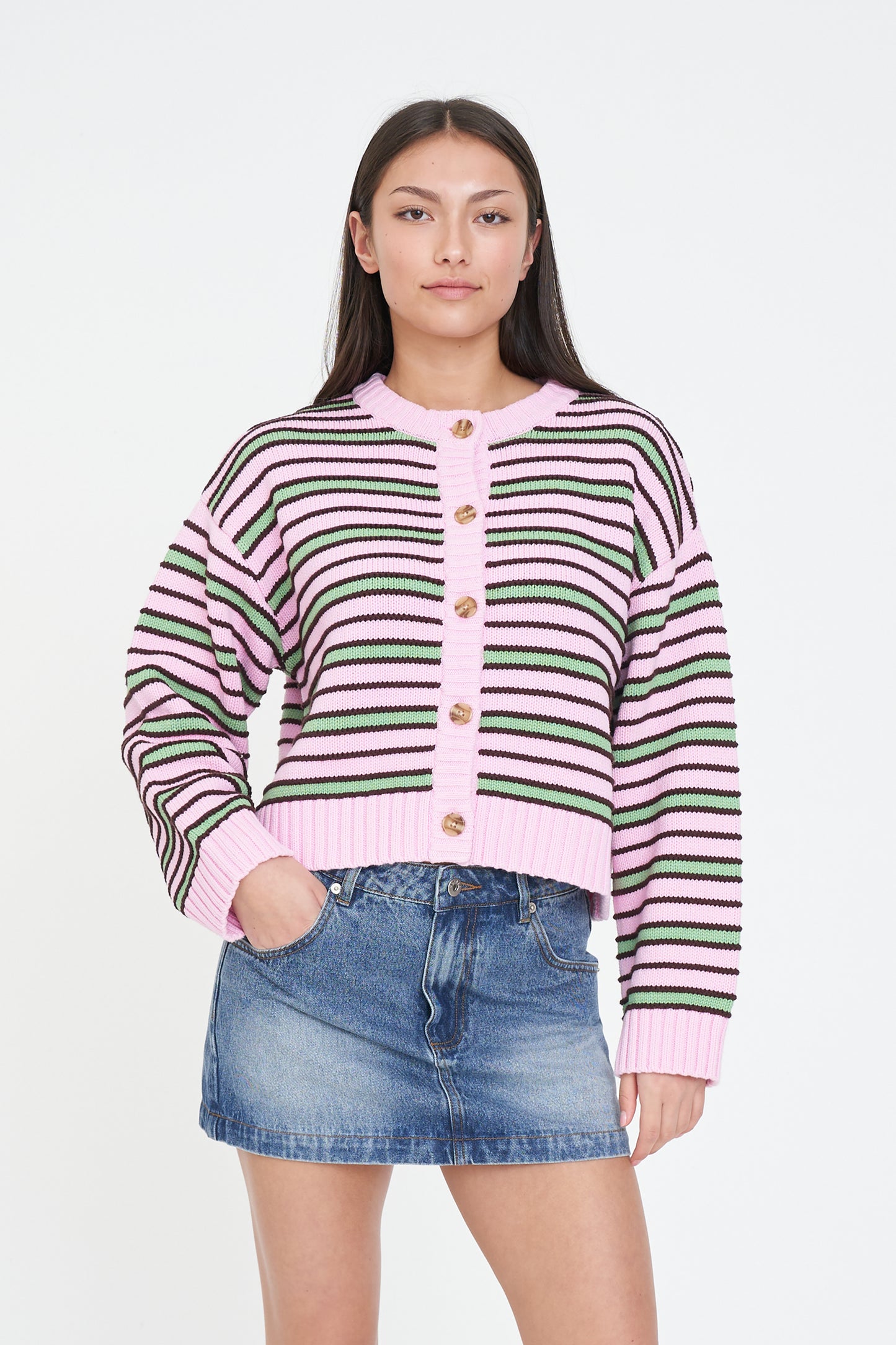 Huffer Bobby Knit Cardigan