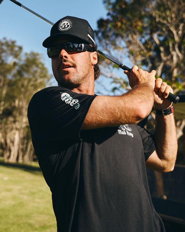 Mad Hueys Hittin Fk All/SS Golf Polo