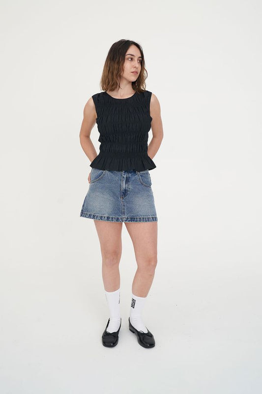 Huffer Lin-in Bridget Top